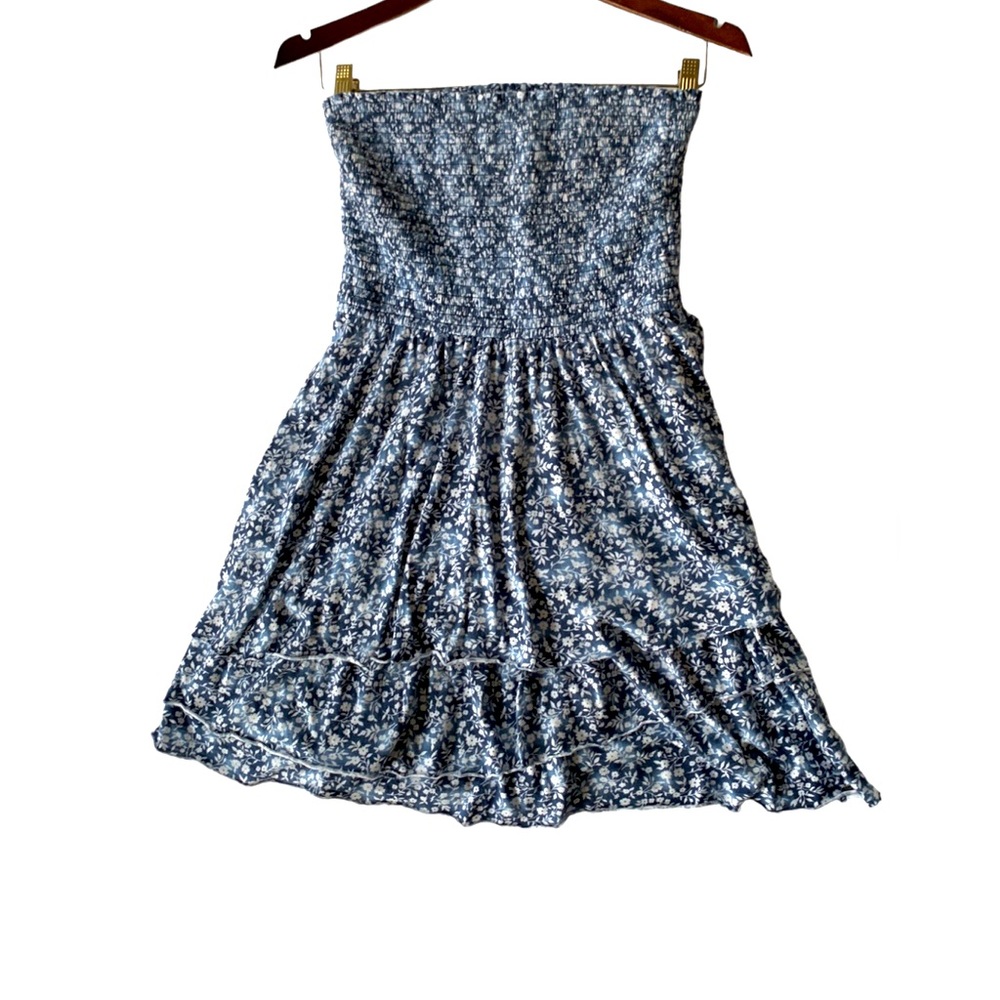Hollister Strapless Tube Top Cotton Dress Size L Juniors
